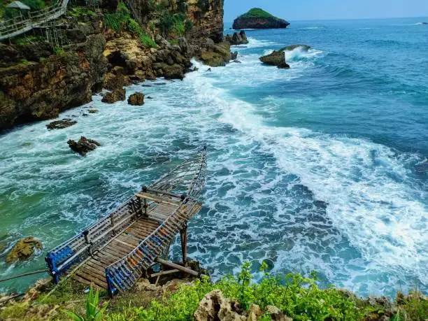 Gambar foto pantai jogjan